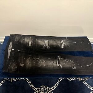 DSQUARED2 Black Distressed Jeans for Men